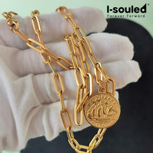 5MM Gold Plated Paperclip Chain Necklace