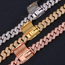 Full Diamond Cuban Necklace Hip Hop