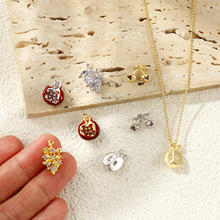 2 Pcs 3D Fruit Charms Multicolour