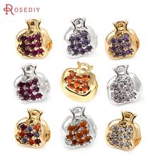 Pomegranate Charms Pendants Necklace Earrings Jewelry