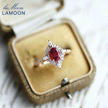 Vintage Gemstone Ring Garnet Rings 925