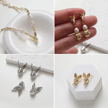 14K Gold Plated Rabbit Head Ear