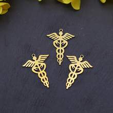 Emergency Medical Aid Caduceus Angel Wings