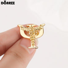 Psychology Psi Caduceus Brooch Medical Psychologist