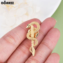 Asclepius Medical Caduceus Brooches Pins Doctor