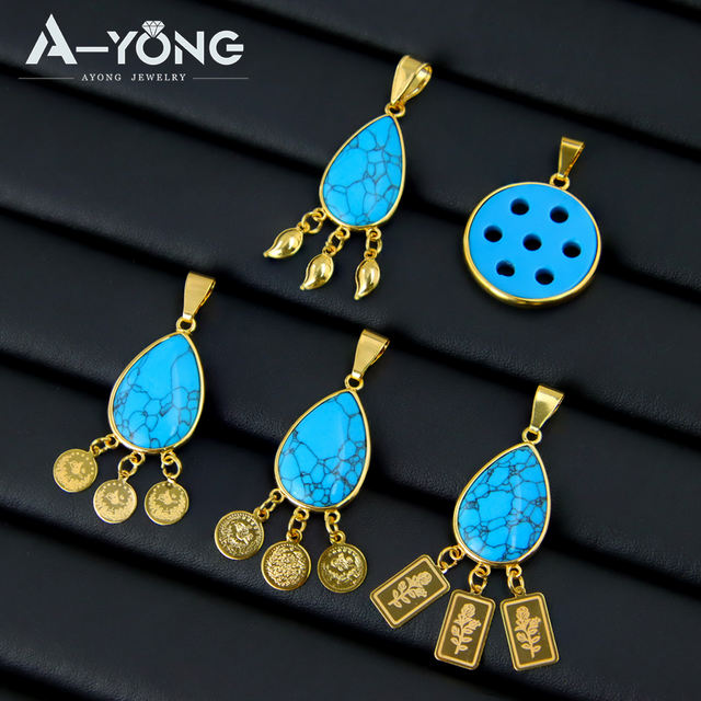 Desert Starfall: Golden Turquoise Tassel of