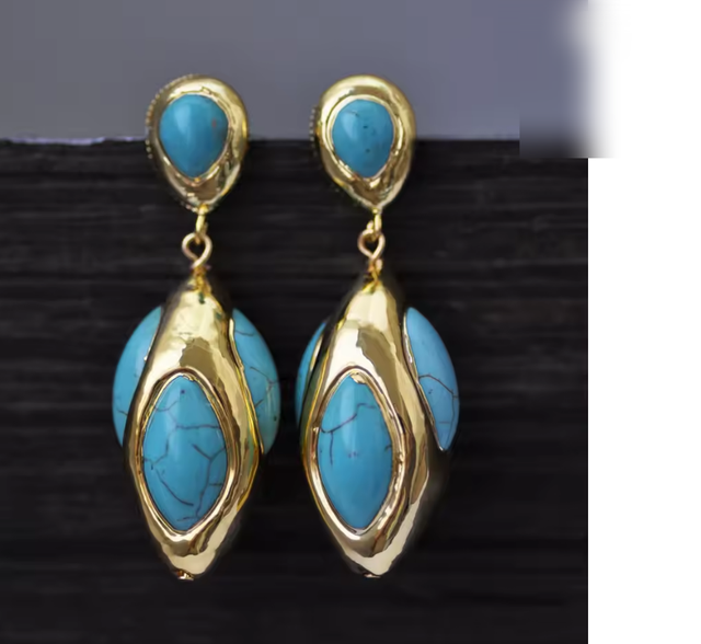 Z13323 2″ 33mm Blue Gold Plated