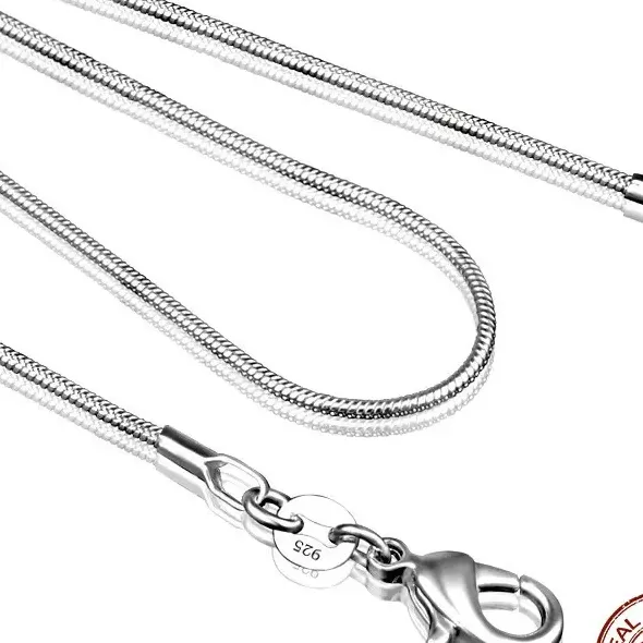 925 sterling silver necklace , silver