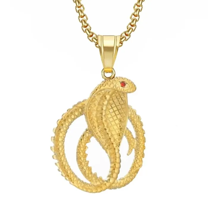 Hip Hop Iced Out Cobra Snake