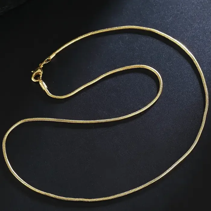 925 Sterling Silver Snake Chain 18K