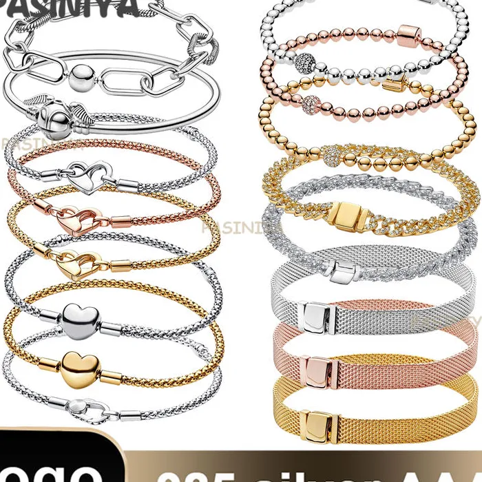 925 silver snake bone bracelet Disney