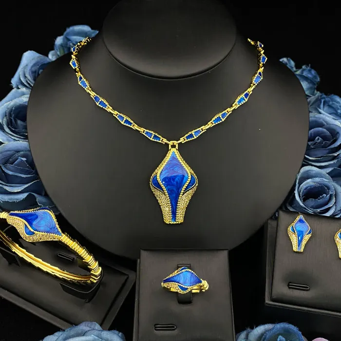 Falair Set Gold Plated Snake Head