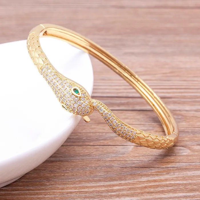 European American Fashion Cuff Adjustable Snake