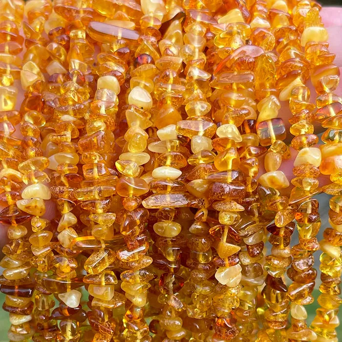 JD Amber Chips Irregular Raw Gemstone
