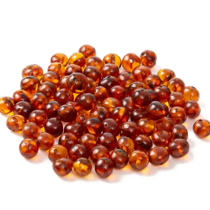 Baltic Amber Beads 6-8mm Pre-Drilled Holes