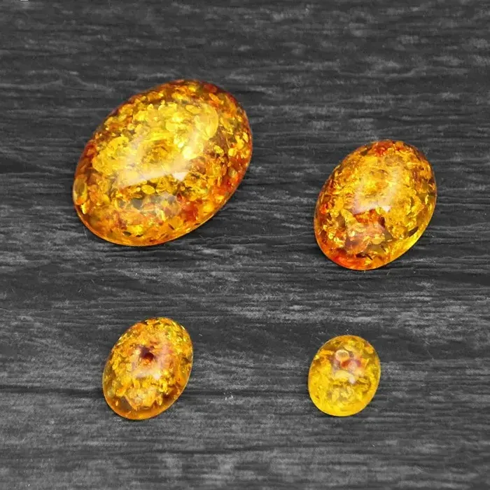 Lot 10/15/20/25pcs Simulated Ambers 8x10mm 10x14mm