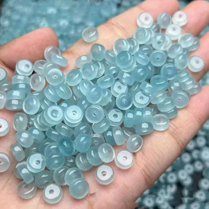 Blue Jade Beads Spacer Gemstone Fashion
