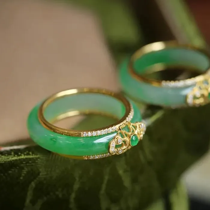 Jade Rings Vintage Charms Charm Jewelry