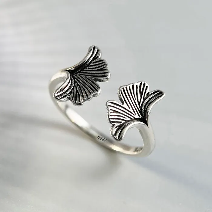 925 Sterling Silver Rings Couple Handmade