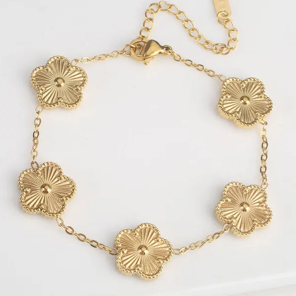 Laser Five Leaf Flower Petal Adjustable