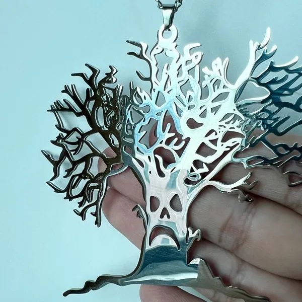 Scary Tree Necklace Fashion Tree of