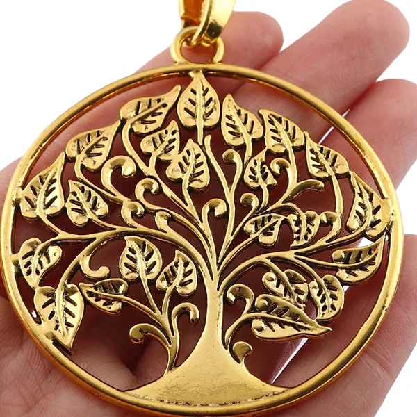 3 x Antique Golden Life Tree