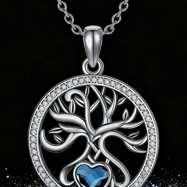 Female Tree Of Life Pendant Necklace