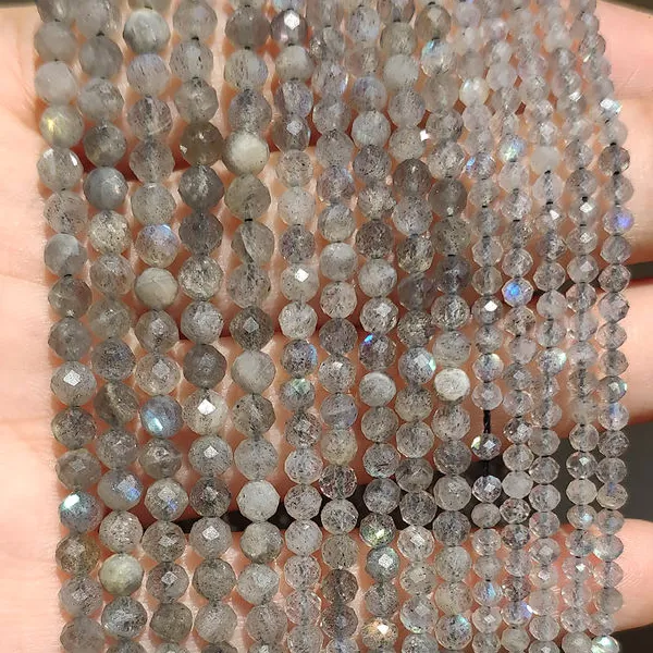 2/3mm AA+ Gray Labradorite Tiny Loose