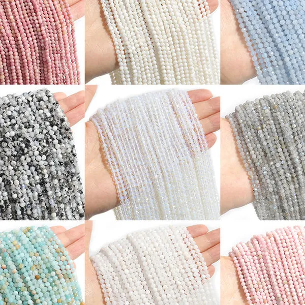Beads Amazonite Aquamarine Opal Labradorite Loose
