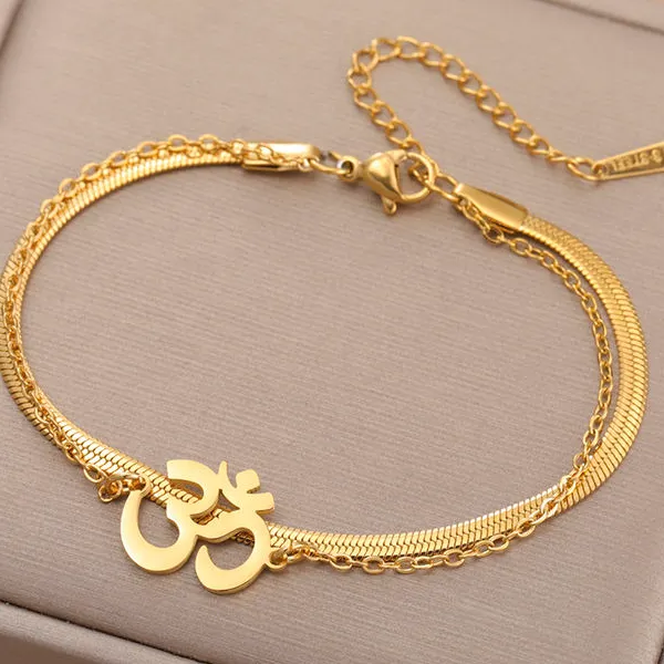 Om Ohm Aum Charm Spiritual Pendant