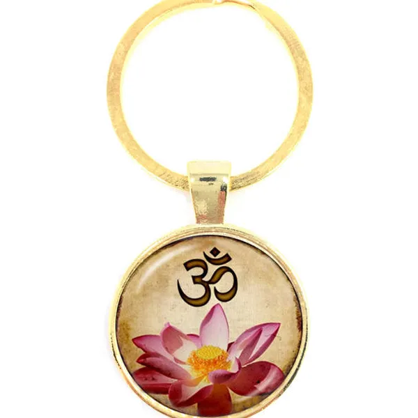 /lot Yoga Jewelry Keychain OM Symbol