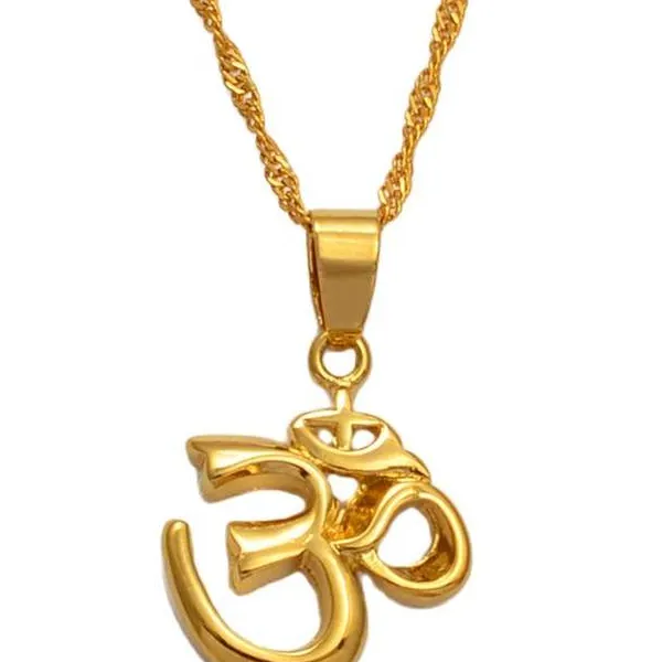 African Symbol Yoga Charm Necklace Pendant