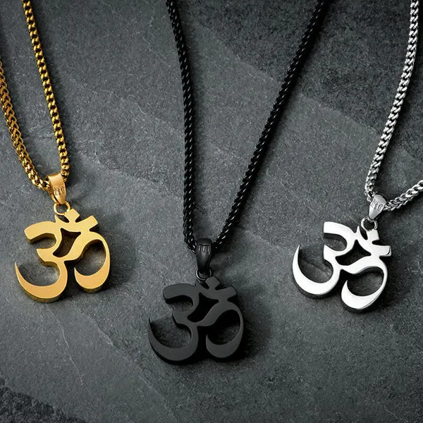 Ohm pendant, hip-hop sweater chain, internet