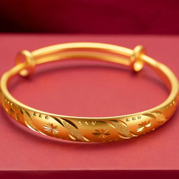 AU999 24K Gold Plum Blossom Dragon